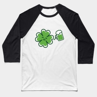 Clover & Beer Baseball T-Shirt